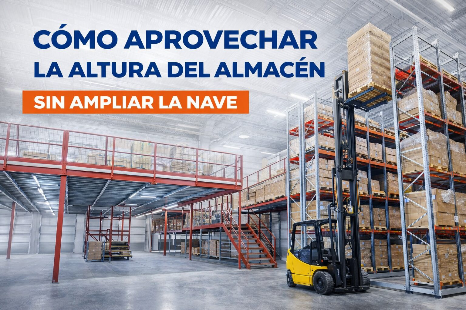 aprovechar altura almacén